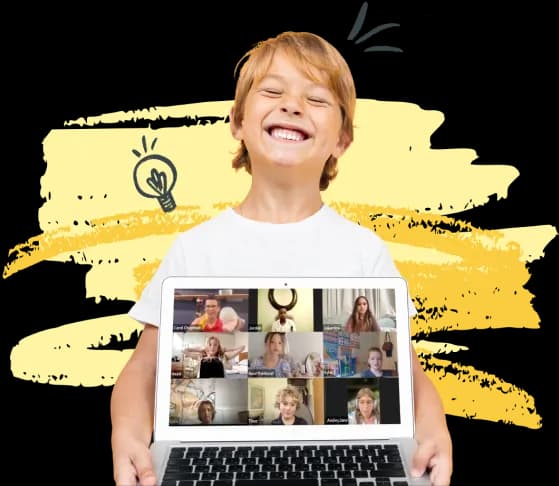 Children laughing together during a tapouts group coaching session